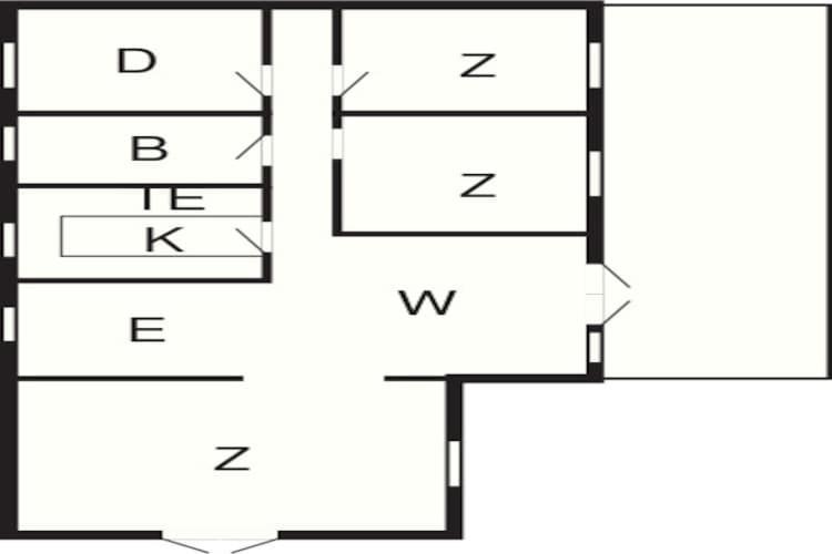 6 Person Holiday Home In 布洛克胡斯 外观 照片
